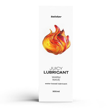 Лубрикант на водній основі Satisfyer Juicy Lubricant Warm Wave water based 300 мл – купити