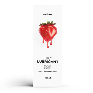 Лубрикант на водній основі Satisfyer Juicy Lubricant Blast Berry water based 300 мл – купити