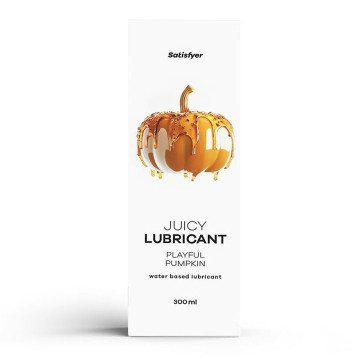 Лубрикант на водній основі Satisfyer Juicy Lubricant Playful Pumpkin water based 300 мл – купити