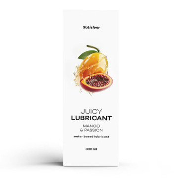Лубрикант на водній основі Satisfyer Juicy Lubricant Mango & Passion water based 300 мл – купити