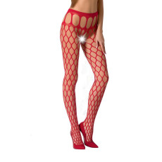 Эротические колготки-бодистокинг Passion red