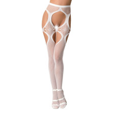 Эротические колготки-бодистокинг Passion white
