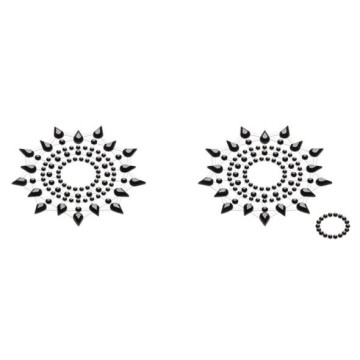 Пестіс з кристалів Petits Joujoux Gloria set of 2 - Black, прикраса на груди – купити