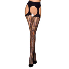 Эротические колготки TIOPEN 004 nero 3/4 (fishnet 40 den)