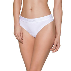 Трусики-бразилиана из хлопка Passion PS005 PANTIES white, размер L