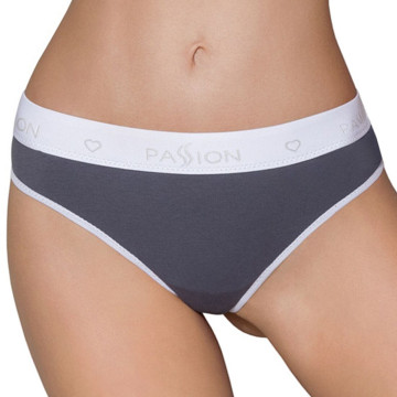 Спортивні трусики-стрінги Passion PS007 PANTIES dark grey, L – купити