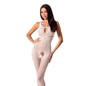 Бодістокінг з доступом до інтимних місць Passion BS078 white – купити