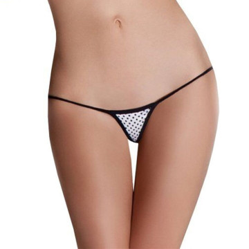 Жіночі мікростринги з мікрофібри Passion MT019 One size, white – купити