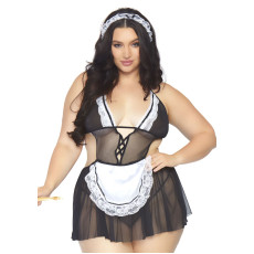 Костюм горничной Leg Avenue Fantasy French Maid XL/XXL, платье, трусики, повязка