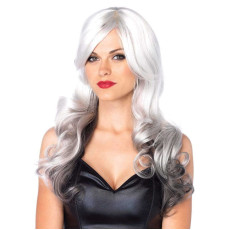 Leg Avenue Allure Multi Color Wig Grey/Black