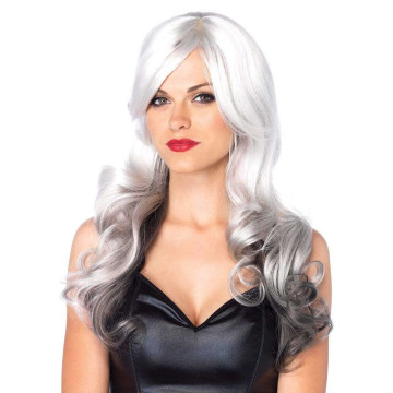 Leg Avenue Allure Multi Color Wig Grey/Black – купити