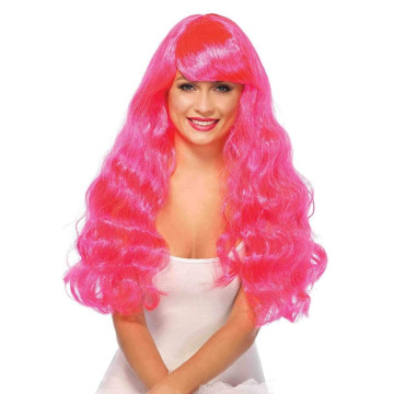 Leg Avenue Neon Star Long Wavy Wig Pink – купити