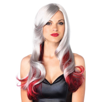 Leg Avenue Allure Multi Color Wig Grey/Red – купити