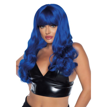 Хвиляста перука Leg Avenue Misfit Long Wavy Wig Blue, довга, реалістичний вигляд, 61 см – купити