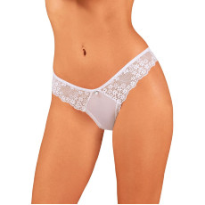 Напівпрозорі трусики Obsessive Heavenlly panties XS/S, відкриті сідниці