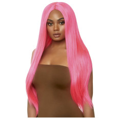 Перука Leg Avenue 33? Long straight center part wig neon pink
