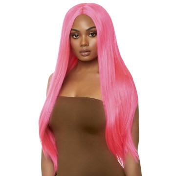 Перука Leg Avenue 33? Long straight center part wig neon pink – купити