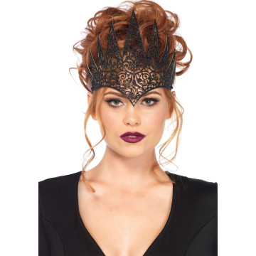 Широка корона Leg Avenue Die Cut Royal Crown, чорна – купити