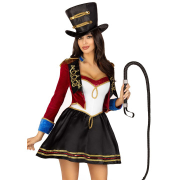 Костюм циркачки Leg Avenue Ringmaster Costume M, сукня, капелюх – купити