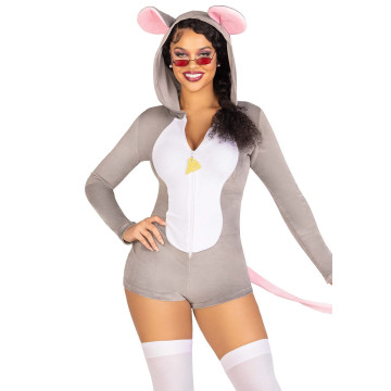Комбінезон-костюм миші Leg Avenue Comfy Mouse M, з капюшоном – купити