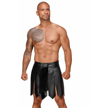 Чоловіча спідниця гладіатора Noir Handmade H053 Eco leather men's gladiator skirt - M – купити