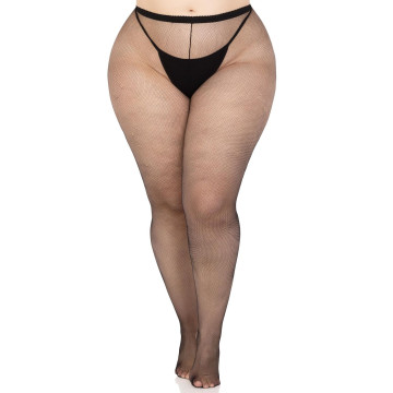 Панчохи Leg Avenue Spandex micro net tights Black 1X/2X – купити