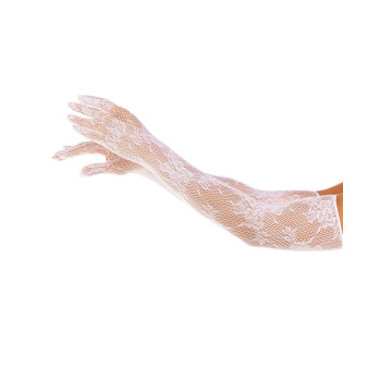 Митенки Leg Avenue Lace Opera Length Gloves White – купить