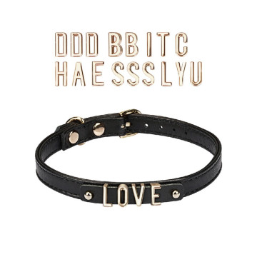 Чокер Liebe Seele DIY Choker with 21 Removable Letters – купити