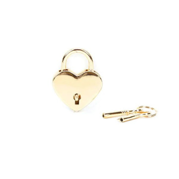 Замочек Liebe Seele Heart Shape Padlock Gold (2 шт) – купить