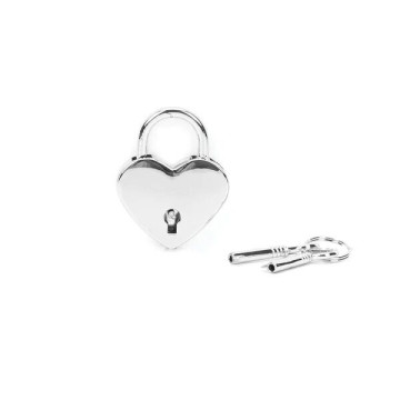 Замочек Liebe Seele Heart Shape Padlock Silver (2 шт) – купить