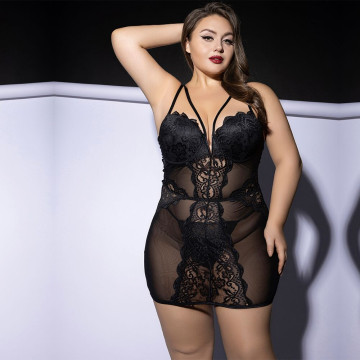 Сукня JSY P61150 Black Plus Size – купити