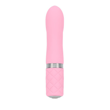 Розкішний вібратор PILLOW TALK - Flirty Pink з кристалом Сваровські, гнучка голівка – купити