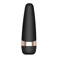 Вакуумний кліторальний стимулятор Satisfyer Pro 3+ Vibration з вібрацією та дуже м'яка яким кінчиком