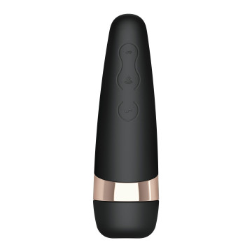Вакуумний кліторальний стимулятор Satisfyer Pro 3+ Vibration з вібрацією та дуже м'яка яким кінчиком – купити