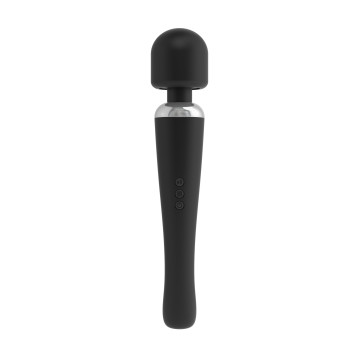 Потужний вібромасажер Dorcel Megawand Black перезаряджуваний, 160 режимів – купити