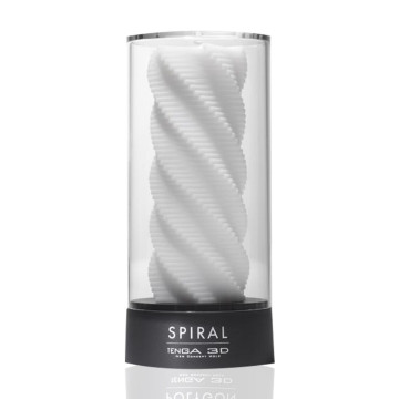 Мастурбатор Tenga 3D Spiral, дуже ніжний, з антибактеріального еластомеру зі сріблом – купити