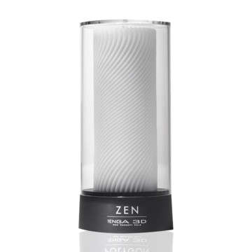 Мастурбатор Tenga 3D Zen, дуже ніжний, з антибактеріального еластомеру зі сріблом – купити