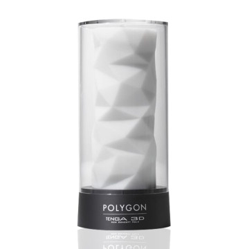 Мастурбатор Tenga 3D Polygon, дуже ніжний, з антибактеріального еластомеру зі сріблом – купити