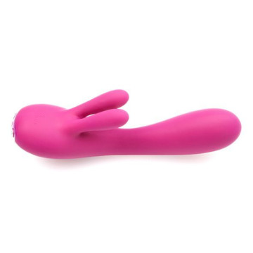 Вібратор-кролик Je Joue - Fifi Fuchsia з трьома моторами, глибока вібрація – купити