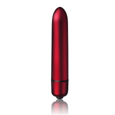 Віброкуля Rocks Off 10 Speed Scarlet Velvet матова, 9 см