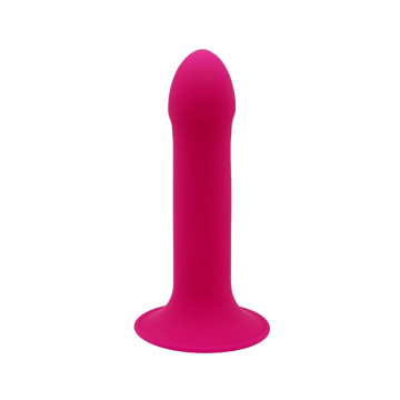 Дилдо з присоскою Adrien Lastic Hitsens 2 Pink, відмінно для страпона, макс діаметр 4 см, довжина 16 – купити