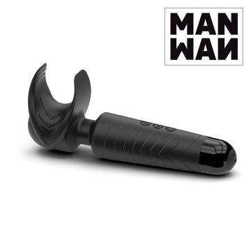 Мастурбатор-вібромасажер MAN.WAND, відмінно для пар, вібро-мінет, 20 режимів – купити
