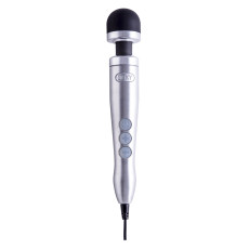 Вібромасажер DOXY Number 3 Silver, дуже потужний, живлення 220В, металевий корпус