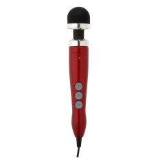 Вібромасажер DOXY Die Cast 3 Candy Red, дуже потужний, живлення 220В, металевий корпус