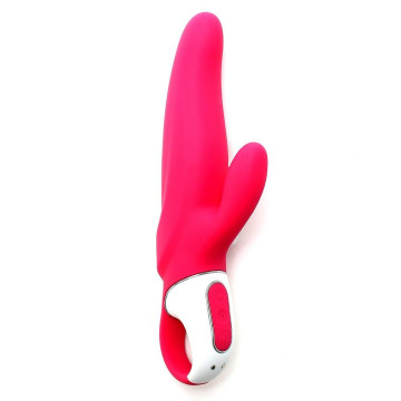 Потужний вібратор-кролик Satisfyer Vibes Mr. Rabbit, два мотори, литий силікон, 12 режимів роботи – купити
