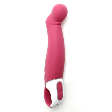 Потужний вібратор Satisfyer Vibes Petting Hippo з гнучким стовбуром, літій силікон, 12 режимів – купити