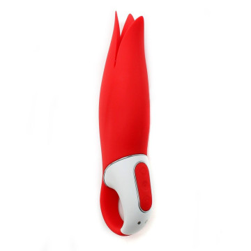 Потужний вібратор Satisfyer Vibes Flower Power з ніжними тремтливими пелюстками, 12 режимів роботи – купити