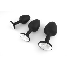 Анальная пробка Dorcel Geisha Plug Diamond L внутри с шариком 