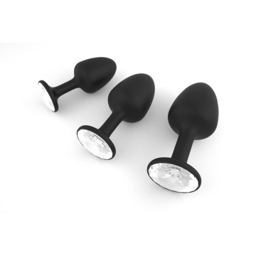 Анальна пробка Dorcel Geisha Plug Diamond L з кулькою всередині, створює вібрації, макс. діаметр 4 с – купити