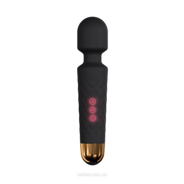 Мінівібромасажер Dorcel Wand Wanderful Black потужний, водонепроникний, 18 режимів роботи – купити